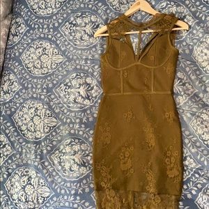 Houston Bondage Lace Backless dress